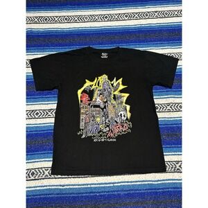 NYC 6 On 1 Classic Basketball Graphic T Shirt Black Size Medium Streetball